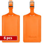 6 Pack Luggage Tags for Suitcases Airplane Travel Essentials (6 Count)