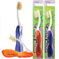 Soft Flossing Folding Travel Toothbrush (2 Count)