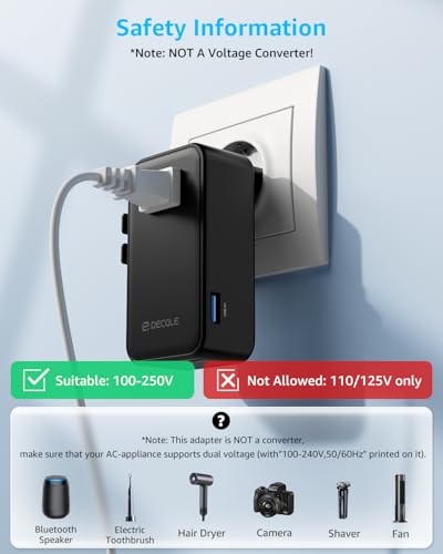 Air” Universal Travel Adapter 3 USB