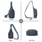 Sling Bag for Women Vegan Leather Small Fanny Pack Crossbody Bags Chest Bag for Women Navy Blue