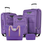 Softside Luggage Set Lightweight 3 Piece Suitcase with Duffel Bag (3 Count)