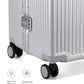 Super Large Aluminum Frame Checked Zipperless Luggage