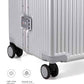 Super Large Aluminum Frame Checked Zipperless Luggage