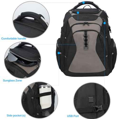 Laptop Backpack 18.4 Inch Computer Backpack for Men