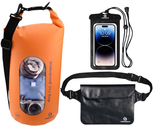 Waterproof Dry Bag with Double Zip (3 Count)