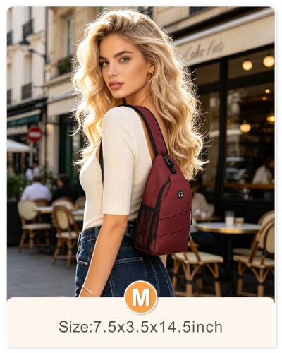 Crossbody Bags for Women Men Trendy Sling Bag Backpack Chest Bag