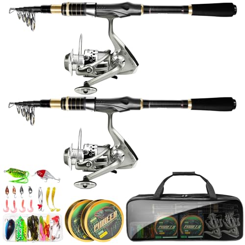 Telescopic Fishing Rod Combo (2 Count)
