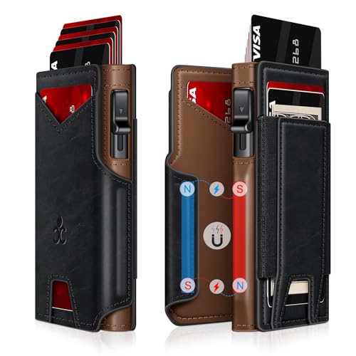 Wallet for Men Wallet with Slim Pop Up Card Holder 9 (13 Count)