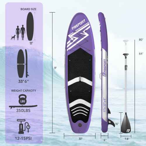 11' Premium Stand Up Paddle Board