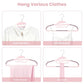 Heavy Duty Plastic Hangers 50 Pack with Non (53 Count)