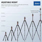 Basics 70.9" Camera Tripod Monopod w Center Column