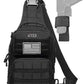 Tactical Sling Backpack With Holster Military Crossbody Bag for Men Single Shoulder Back Pack 10L