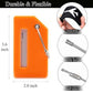 6 Pack Silicone Luggage Tag for Suitcases with Stainless Loop (6 Count)