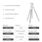 62 Inch Carbon Fiber Tripod for Camera Ultralight Travel Camera Tripod Max Loads Up 22lbs X