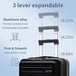 20 Inch Carry On Luggage with Front Pocket