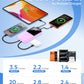 Portable Charger 15000mAh Slim Power Bank with Built in Cables