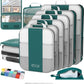 10 Set Compression Packing Cubes for Travel Essentials (10 Count)