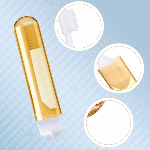 4 Pcs Travel Toothbrush Mini Foldable with Case