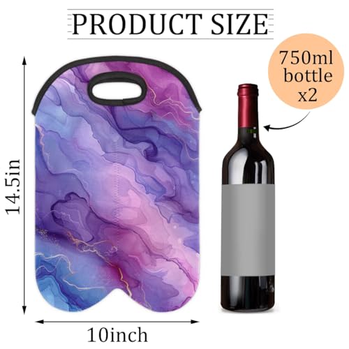 Wine Carrier Tote Personalized Bag for 2 Bottles