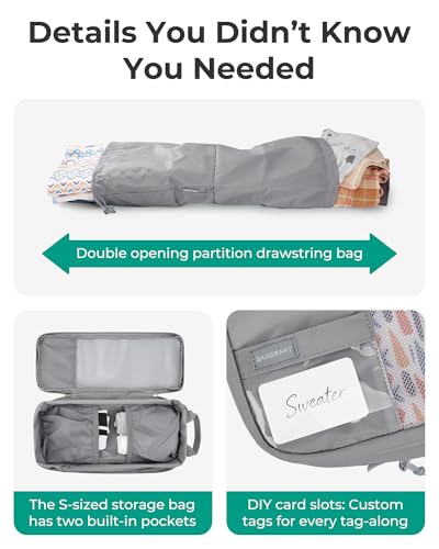 6 Set Compression Packing Cubes for Travel (6 Count)