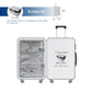 Stow-N-Go Hanging Travel Shelves, Packing Organizer for Luggage. Carry on Closet for Suitcase. Expandable Packing Cube. Travel Essentials. (Light Gray - XL, XL = (L) 17.7" x (W) 11.8")