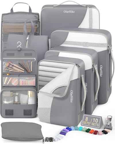 8 Set Packing Cubes for Travel (8 Count)