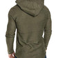 Mens Fashion Athletic Hoodies Sport Sweatshirt Solid Color Fleece Pullover Green 3XL