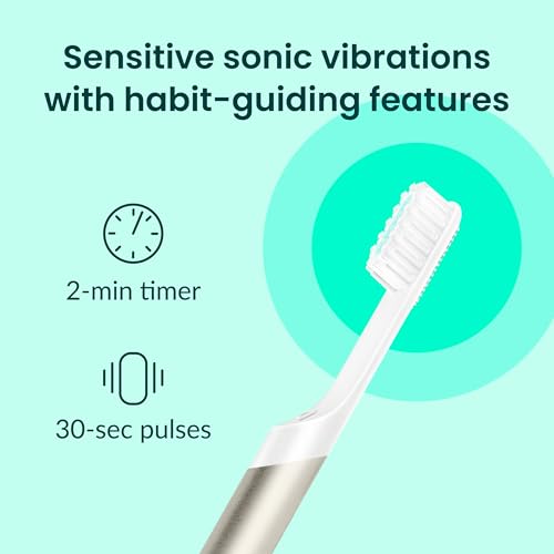 Metal Sonic Electric Toothbrush for Adults