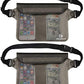Waterproof Pouches Set with Waist Strap (2 Count)