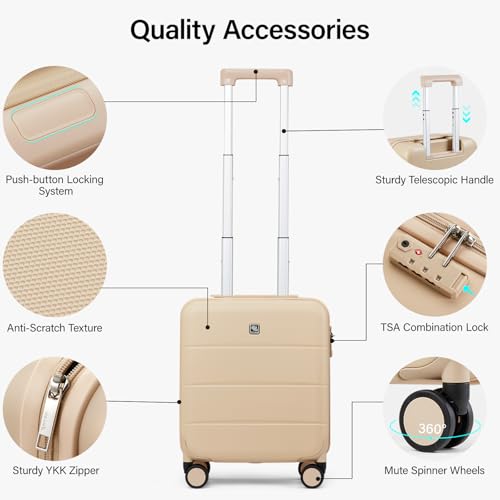 Underseat Carry On Luggage with Wheels