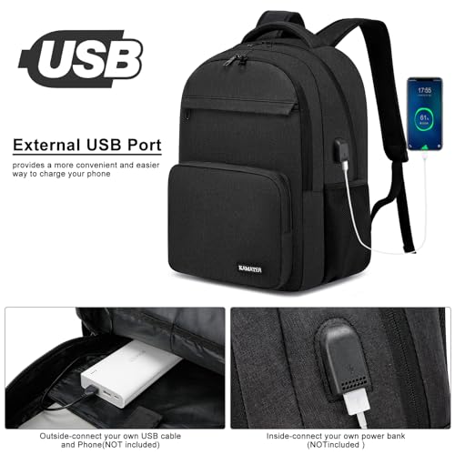 Black Backpack for School