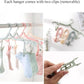 24 Pcs Travel Hangers with 48 Pcs Clips (24 Count)