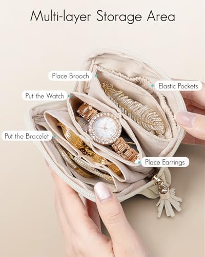 Small Travel Jewelry Case