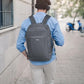 18" Travel Backpack Airlines Approved Personal Item Bag Women Grey