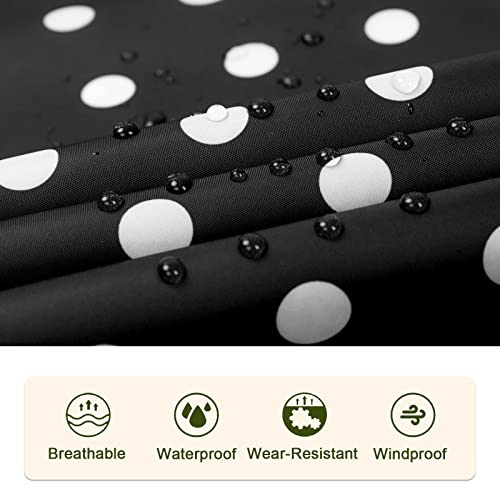 Adult Rain Poncho Waterproof Hooded Zipper Raincoat with Pockets