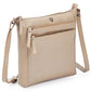 Leather Crossbody Bags for Women Small Genuine Nappa Purse Multi