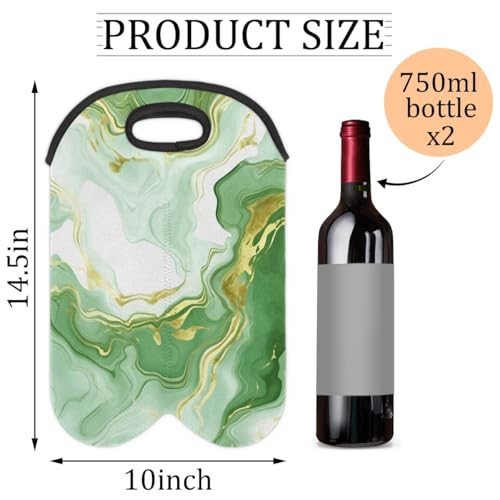 Wine Carrier Tote Personalized Bag for 2 Bottles