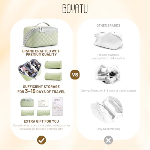 Travel Makeup Bag Organizer