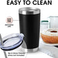 20oz Tumblers Stainless Steel Mugs with Lid Double Wall Vacuum Insulated Coffee Cups for Cold & Hot Drinks (12 Count)