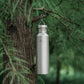 Outdoor 750ml Wide Mouth Titanium Water Bottle Canteen Ti3253d