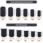 6 Pcs Waterproof Dry Bag Set for Kayaking & Camping (6 Count)