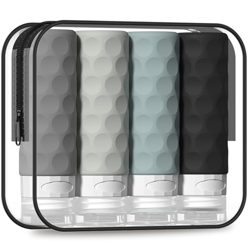 Travel Bottles for Toiletries (4 Count)