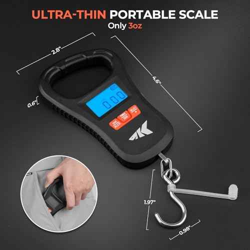 ToughTide USB Charging Fish Scale with Lip Gripper