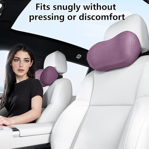 Car Neck Pillow Seat Ergonomic Design Memory Foam (2 Count)
