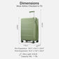 24 Inch Luggage with Spinner Wheels