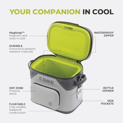 Magnetic Leak Proof 12 Can Soft Cooler with Waterproof Zipper
