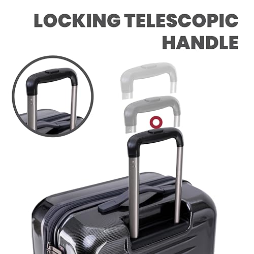 Rails Expandable Hardside Upright Suitcase with 360° Spinner Wheels