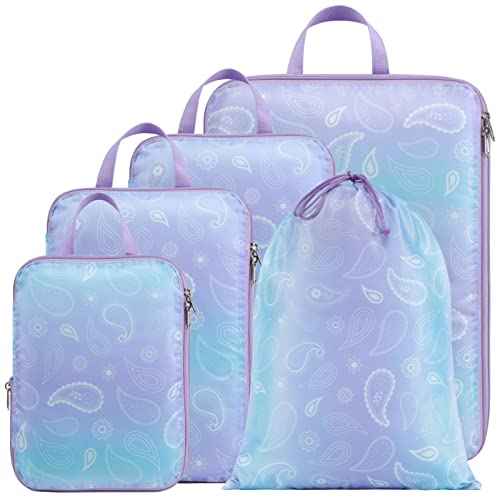 Compression Packing Cubes for Travel (5 Count)
