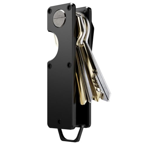 Key Organizer Compact Key Holder Metal Key Chain Minimalist key case key holder for keychain Secures 1