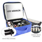 Travel Makeup Bag with LED Mirror Travel Makeup Organizer with 3 Lighted Settings